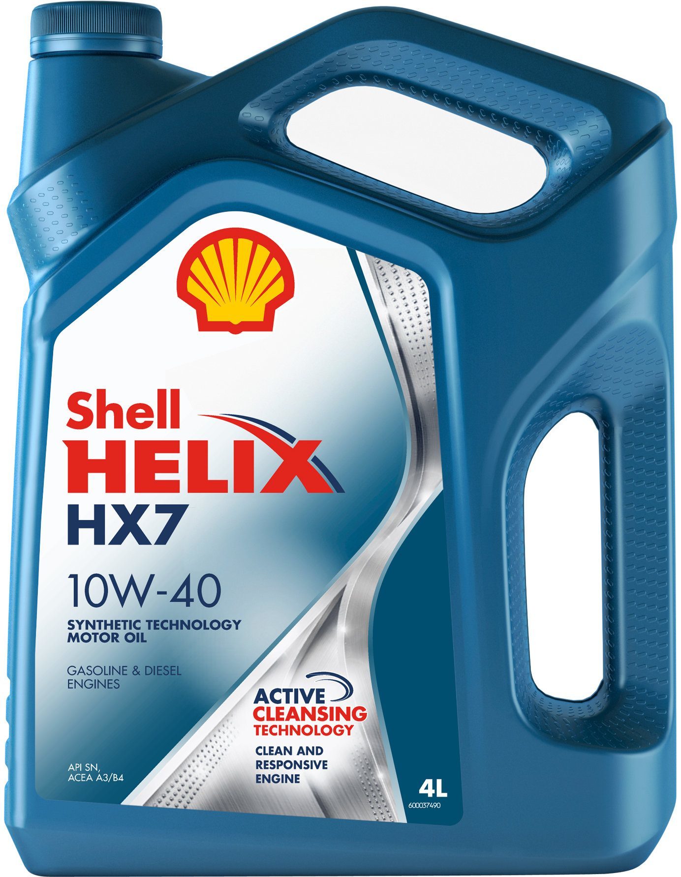 Масло моторное Shell Helix HX7 10W40 полусинтетическое 4л