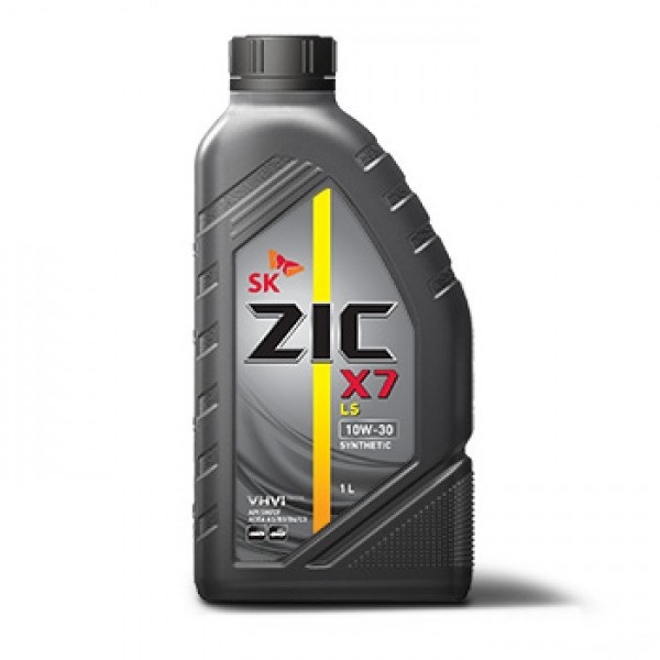 Моторное масло Zic X7 LS 10W30 синтетическое 1л