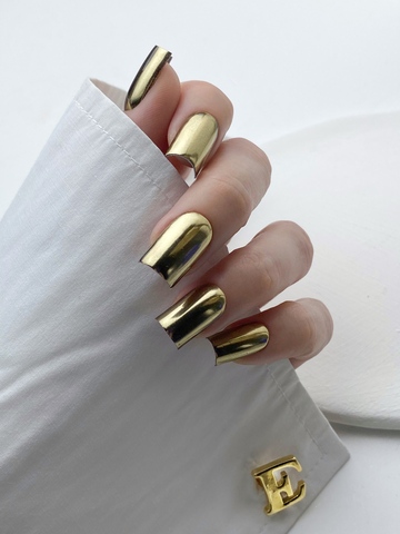 Втирка для ногтей CHROME LIGHT GOLD