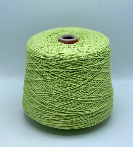 Botto Poala (пр.Италия).art-Safi 180м/100гр, 47%Хлопок 53%Шелк, цвет-Лайм, арт.21013