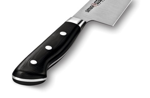 Нож кухонный стальной Сантоку Samura PRO-S SP-0095/K