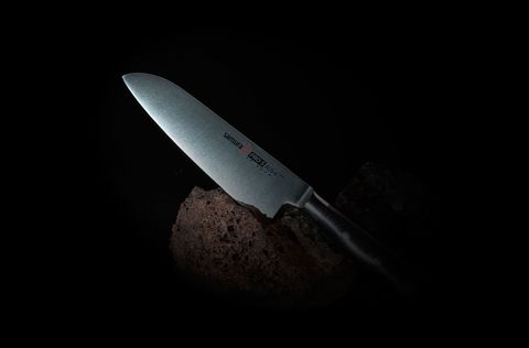 Нож кухонный стальной Сантоку Samura PRO-S SP-0095/K