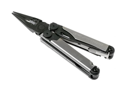 Мультитул Leatherman Wave Plus Black & Silver, нейлоновый чехол, 18 функций (832622) цвет чёрно-серебристый | Multitool-Leatherman.Ru