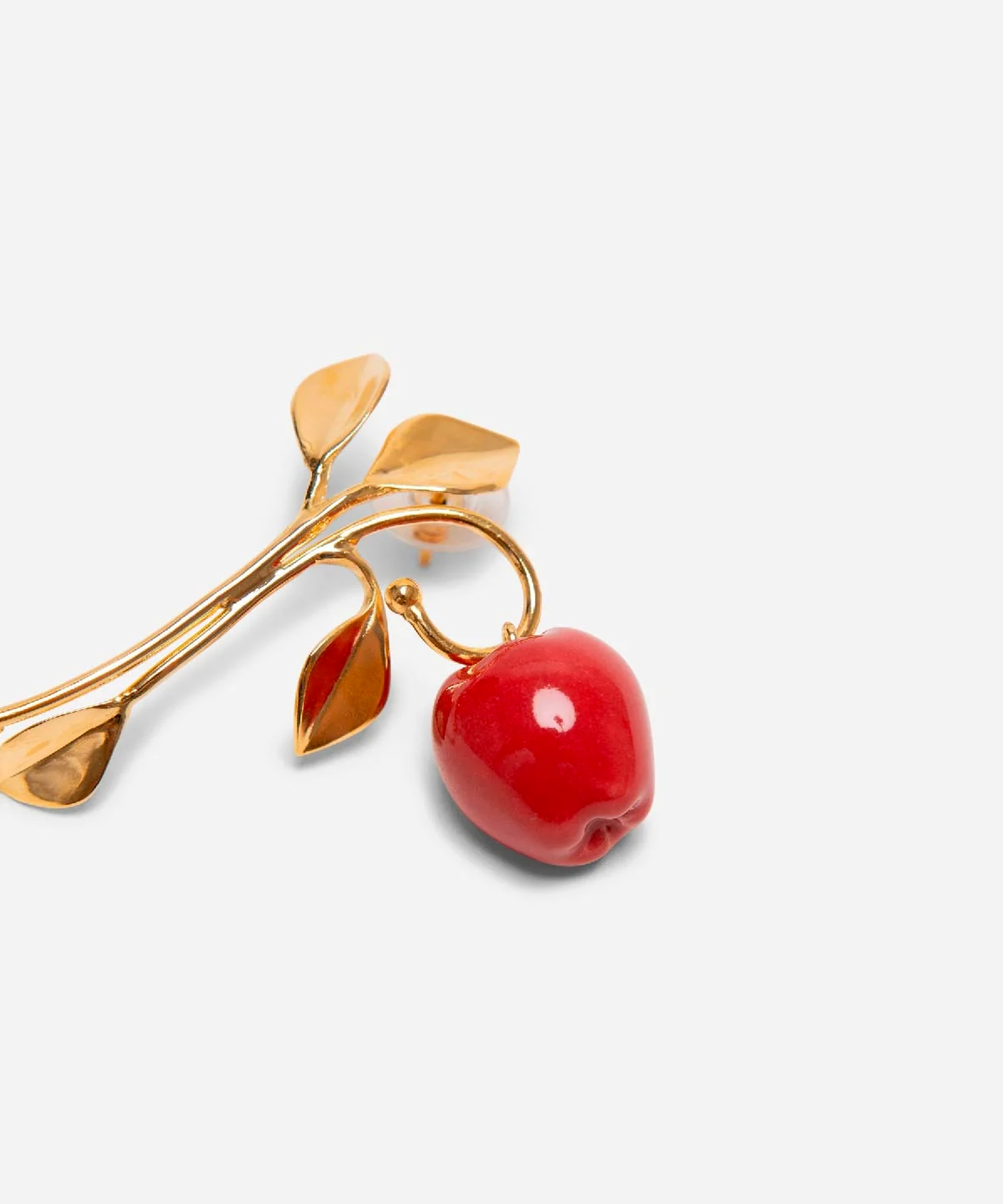 Моносерьга-кафф  APPLE RED