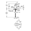 GROHE Euroeco Special 32762000 Смеситель локтевой для раковины