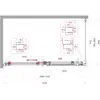 BelBagno MARINO-2-AH-1-140/80-C-Cr Душевой уголок