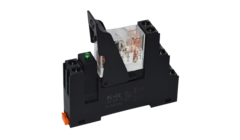 Реле промежуточное на DIN-рейку, 12V DC в сборе