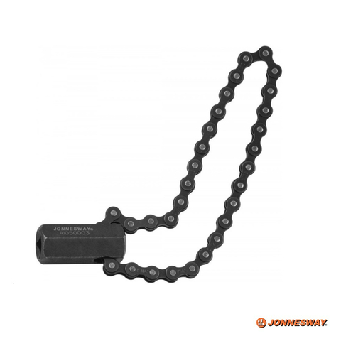 Jonnesway AI050003 Съемник масляных фильтров цепной с приводом 1/2''DR, 16 мм HDR, с диапазоном до 120 мм 47791