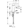 Duravit B11010002010 Смеситель для раковины однорычажный