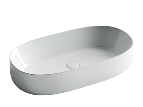 Ceramica Nova Element CN5022 Умывальник чаша накладная овальная, 67.5x35, цвет: белый
