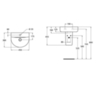 Ideal Standard Connect E796801 Раковина подвесная 45х36 см