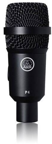 AKG P4 микрофон динамический для озвучивания барабанов, перкуссии и комбо