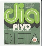 K15313 ЧССР Чехословакия Пивная этикетка DIA PIVO DIAPIVO K15313 ЧССР Чехословакия Пивная этикетка DIA PIVO DIAPIVO