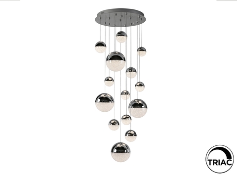 Фото: Люстра Sphere 14L хромированная D60 DIMABLE - основной вид