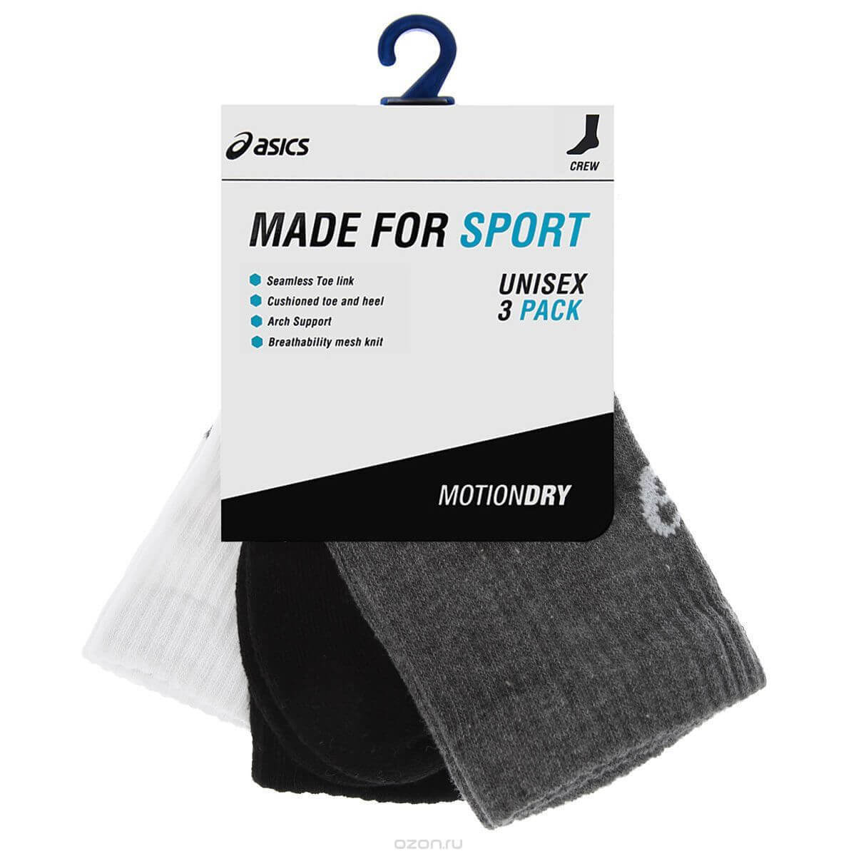 Беговые носки (упаковка 3PPK) Asics Crew Sock (0701)