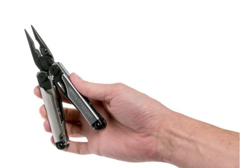 Мультитул Leatherman Wave Plus Black & Silver, нейлоновый чехол, 18 функций (832622) цвет чёрно-серебристый | Multitool-Leatherman.Ru