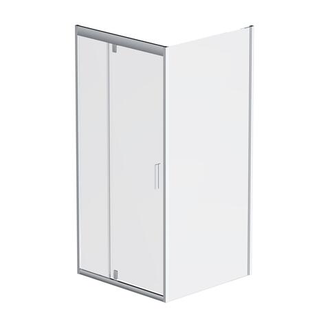 Am.Pm W90G-404-090MT Душевое ограждение Gem Sqare Pivot 90x90 стекло прозрачное. профиль матовый хром. без