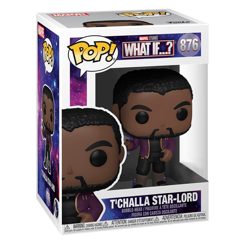 Funko POP! Marvel. What If...? T'Challa Star-Lord Unmasked (Exc) (876)