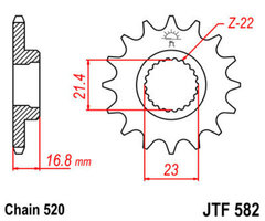 Звезда ведущая JTF582 16