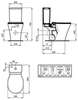 Ideal Standard Connect Air E009701 Чаша унитаза напольного под бачок