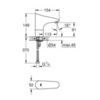 GROHE Europlus E 36208001 Кран сенсорный (без смешивания), батарейка