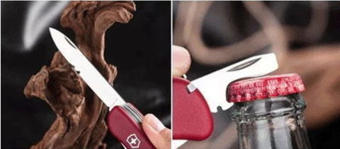 Нож складной Victorinox Picknicker 2017, 111 mm Red (0.8353)