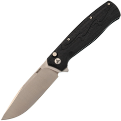 Фото Складной нож SRM 221X-GB satin сталь 14C28N, рукоять Black G10/CF