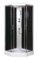 Душевая кабина Niagara Ultra NG-2506-01 (90х90х220) низкий поддон(16см),стекло тонированное