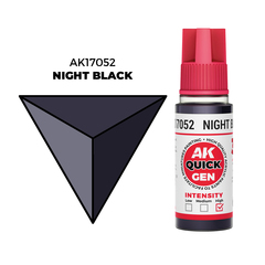 AK Interactive Night Black Quick Gen - контрастная акриловая краска, 18 мл