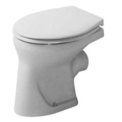 Duravit DuraPlus 106090000 Унитаз напольный 390х300 мм, для независимого подключения воды, модель для детей, слив в стену, цвет белый фото