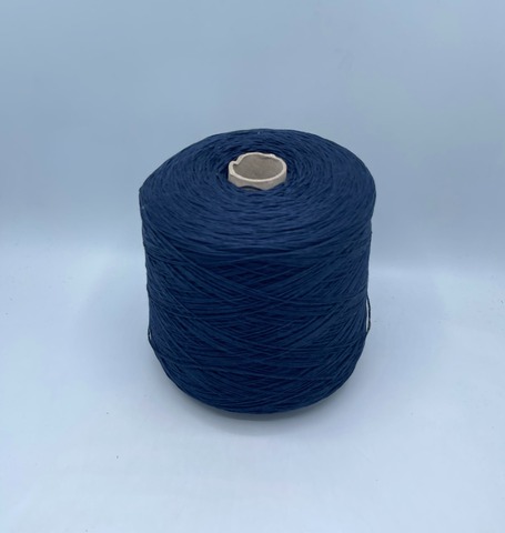Бобинная пряжа (пр.Италия), art.Cotone, 350м/100 гр. 100%Хлопок, цвет-Синий , арт.34833