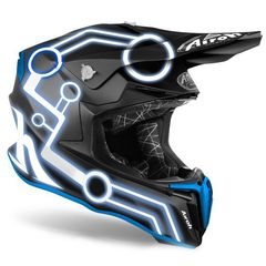 Кроссовый шлем Airoh Twist 2.0 Neon матово - синий L (59-60)