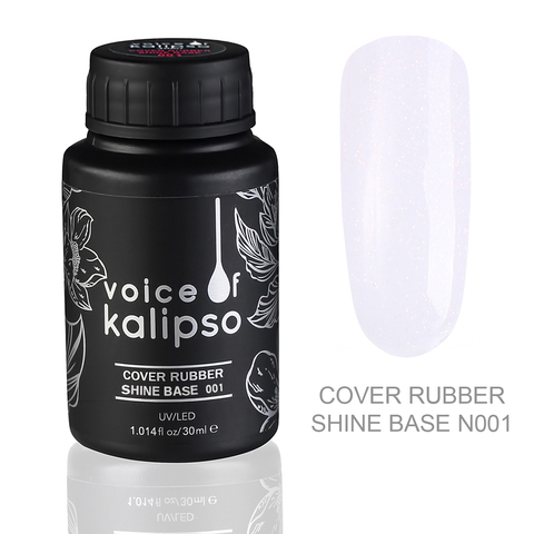 Voice of Kalipso Камуф. каучук. база с шиммером 001, 30мл