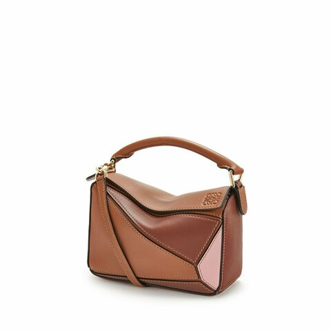 Сумка Loewe Puzzle Mini Bag Tan/medium Pink