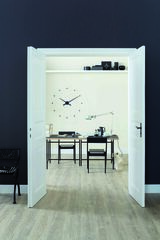 Часы OJ BLACK. Цвет: чёрный. D=80см