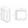 Abber Sonnenstrand AG04130S-S90 Душевой уголок, 130x90x195, цвет: хром