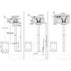 Gessi 44679#031 Встраиваемая часть для настенного электронного смесителя с удаленным управлением, цвет хром