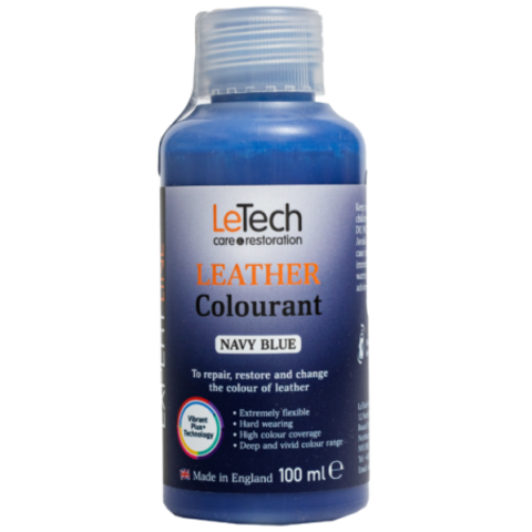 LeTech Expert Line Краска для кожи (Leather Colourant) Navy Blue, 100мл