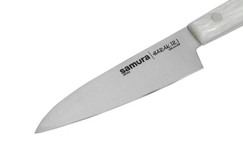 Нож для чистки и нарезки овощей и фруктов / овощной нож кухонный Samura HARAKIRI 99мм SHR-0011AW
