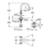 GROHE Atrio 21044DC3 Смеситель для раковины-чаши