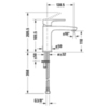 Duravit B11020002010 Смеситель для раковины однорычажный