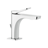 Gessi Rilievo 59001#031 Смеситель для раковины на 1 отв. с донным клапаном h=153мм, излив 126мм , цвет: хром