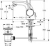 Ideal Standard Melange A4268AA Смеситель для биде однорычажный с донным клапаном