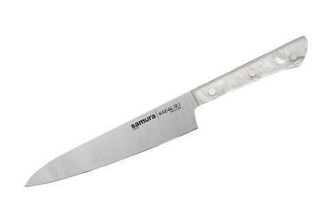 Набор ножей для кухни Samura HARAKIRI / комплект из 3 кухонных ножей (овощной, универсальный, Шеф) SHR-0220AW