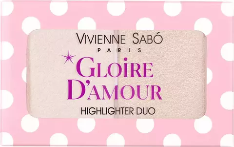 Vivienne Sabo Gloire d'amour Палетка хайлайтеров, тон 01 светло-розовый