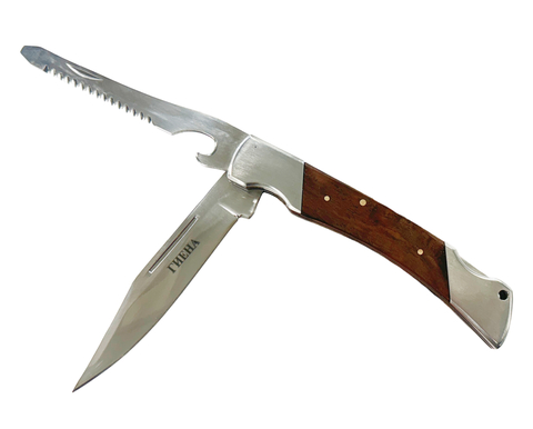 Складной нож Гиена, сталь 40Х13, Pirat арт.213K