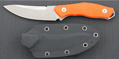 Фото Нож с фиксированным клинком Fantoni, C.U.T. Fixed, Dmitry Sinkevich (SiDiS) Design, FAN/CUTFxSwOrKy, сталь CPM-S30V, рукоять cтеклотекстолит G-10, оранжевый
