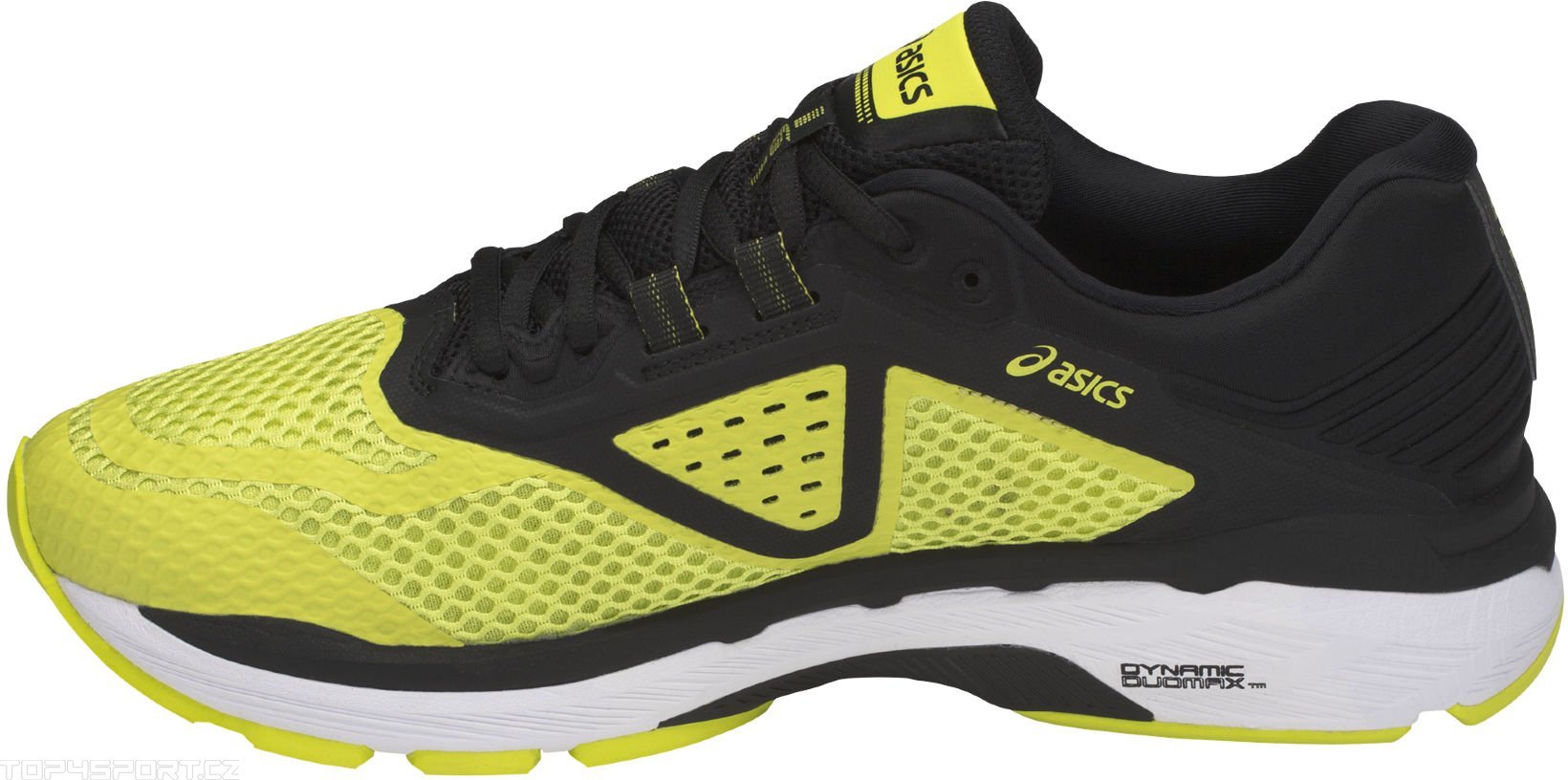 Беговые кроссовки мужские Asics GT-2000 6 черные-желтые - 5