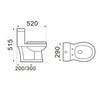 SantiLine SL-5015W Унитаз напольный детский (безободковый, сиденье микролифт)