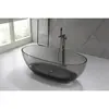 Cezares CZR-RELAX-170-80-56-GM-PFB Ванна из полиэфирной смолы 1700x800x560, Gun Metal